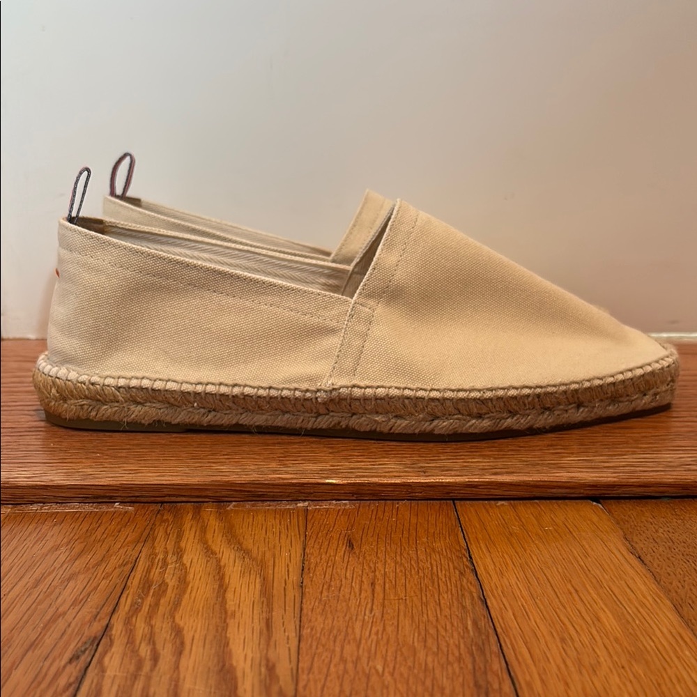 Castaner Pablo flat espadrille in organic cotton & jute sole in ivory